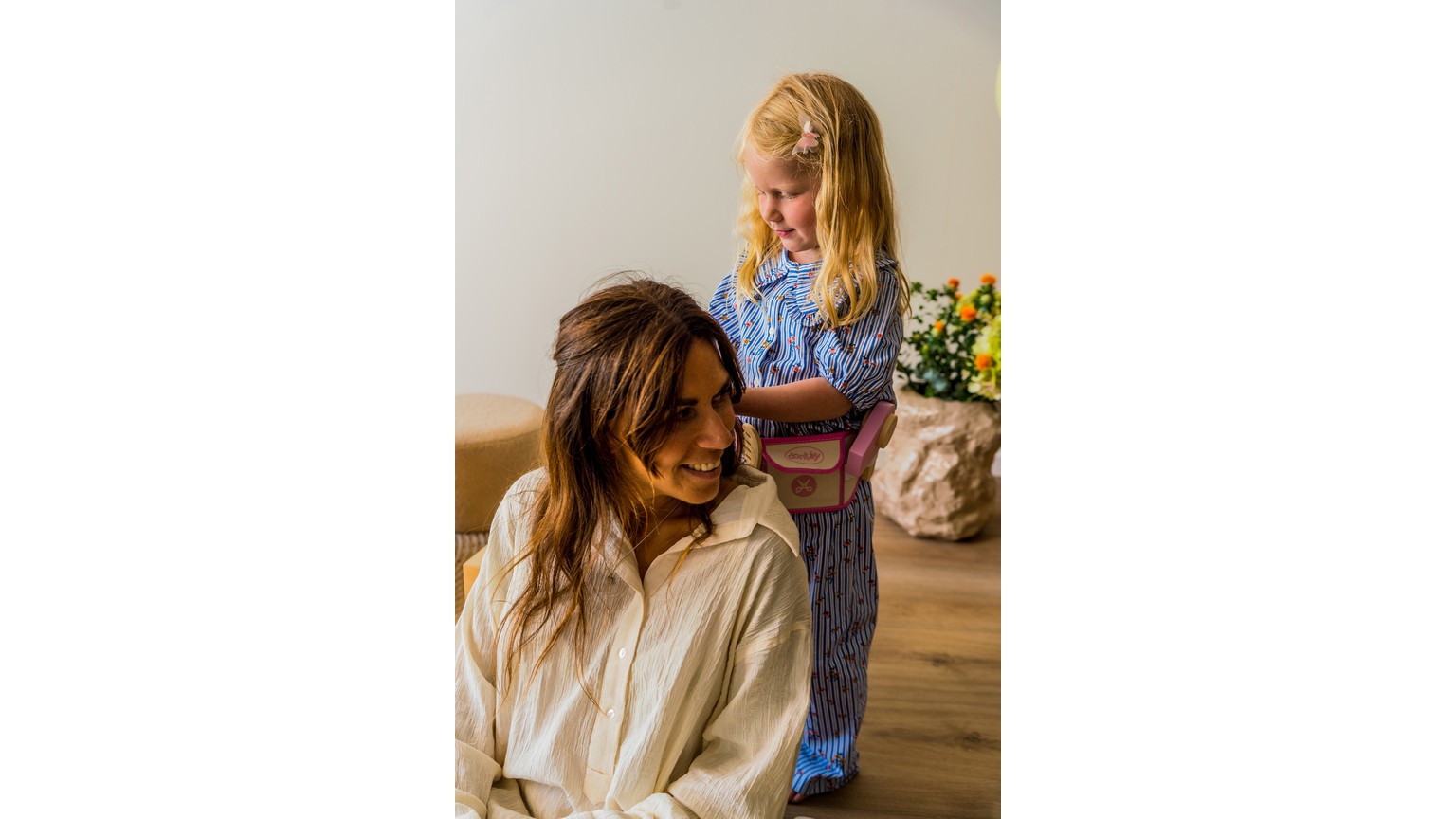 Friseurset Holz Geschenkbox 6 Teile